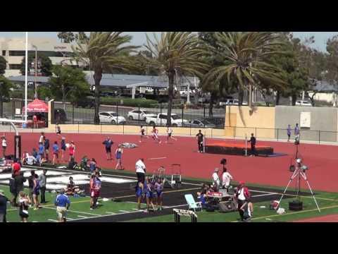 Video of White Singlet Blue shorts, Sunset league Prelims 2017