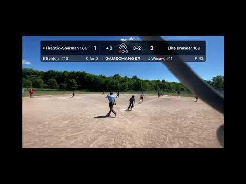 Video of Avery defense at 2nd base 