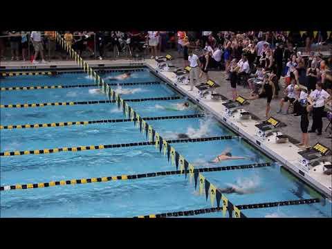 Video of Lane 3, Alexis Krogman, 100M Fly 3/9/17