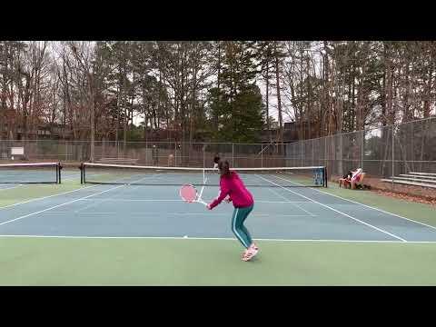 Video of Tennis Skills 02/26/22