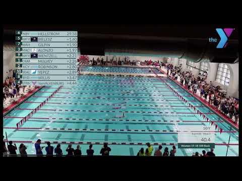 Video of 100 backstroke