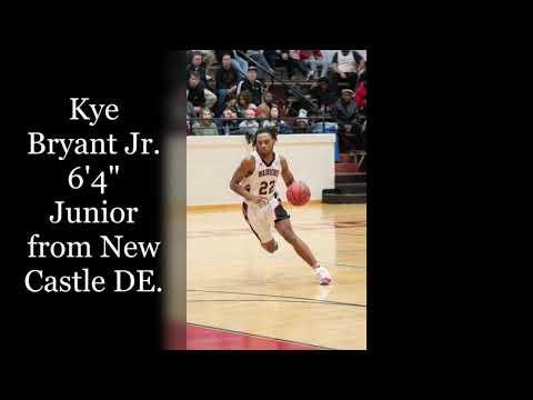 Video of Kye Bryant Jr 6'4 Junior of The Wilmington Christian School, Hockessin DE 1st Quarter of the Season