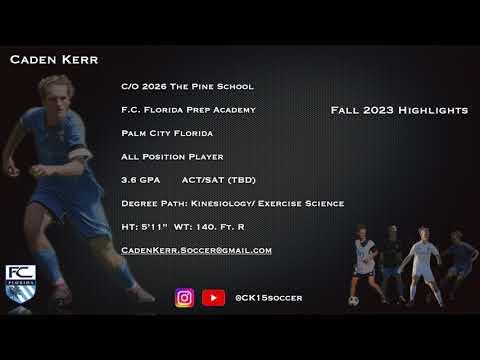 Video of Fall 2023 Soccer Highlights