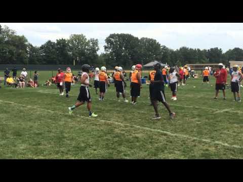 Video of Bryan McKay at Top Gun Showcase - outside move - sacking QB 8th time 