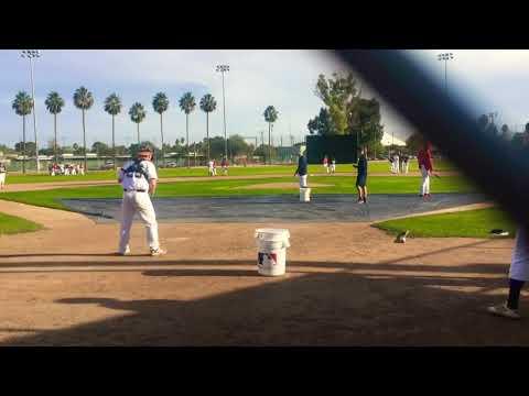 Video of University of Arizona college camo catcher work