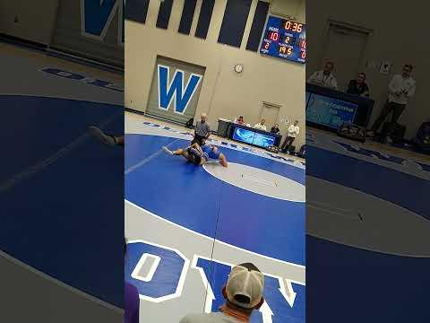 Video of Aidan McLaughlin Junior Year (December Dual) vs #4 Ranked 195 in KS