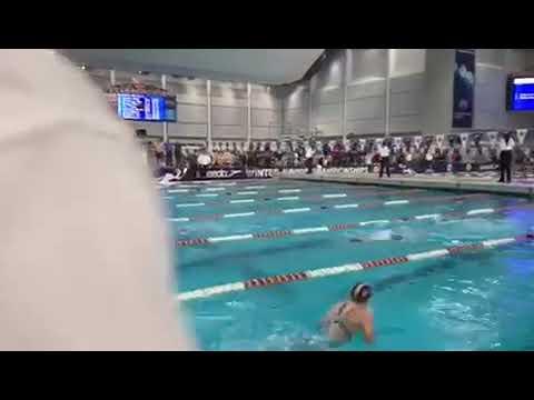 Video of 400 IM 2018 Winter Junior Nationals, Zach is in 2nd lane from the bottom