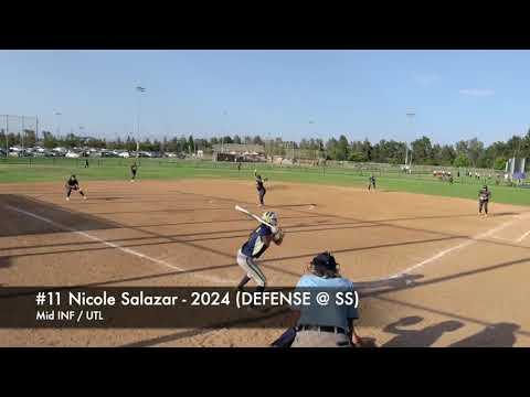 Video of ATHLETIC HEADS UP SS GETTING IT DONE ON DEFENSE