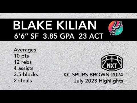 Video of Blake Kilian KC Spurs 17u highlights July