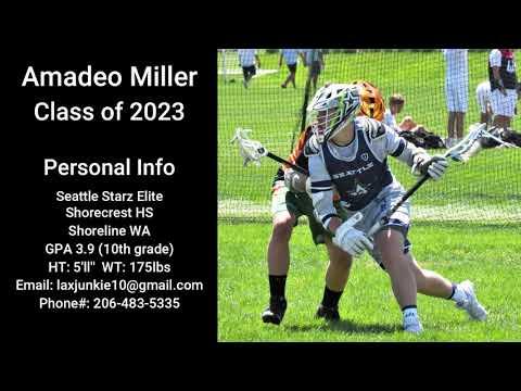 Video of Amadeo Miller - Class of 2023 - Summer of 2020 Highlights