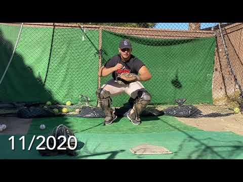 Video of Aaron Garcia Catching clips from spring 2019 -fall 2020