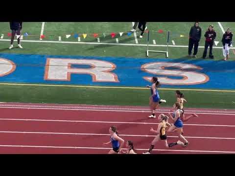 Video of AMANDA EAMES 100M - 12.44 sec (lane #5) Westlake HS VS Newbury Park HS 3-23-2023