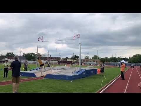 Video of HS Sophomore Charlie Silverman jumps 13 feet