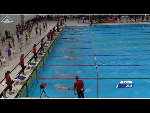 Video of Ben Schell 100m back stroke OYJ June 16/23 gold medal