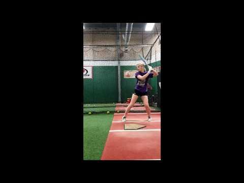 Video of  Keira Suntken - Softball Hitting Lesson 01 08 20