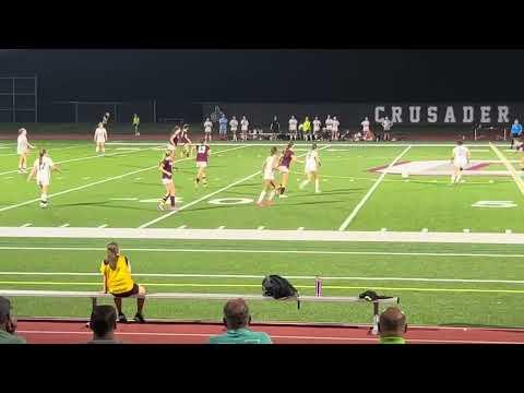 Video of Ciarra Terry #21, white, Center back