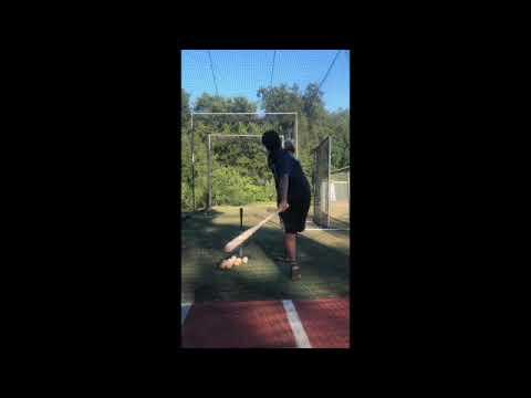 Video of hitting highlights at home 