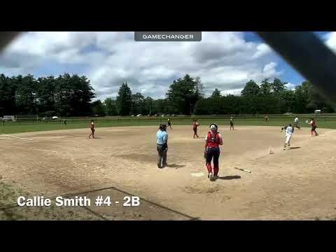 Video of Callie Smith - Hits / Fielding - New England College Showcase - 6/23 - 6/24/23