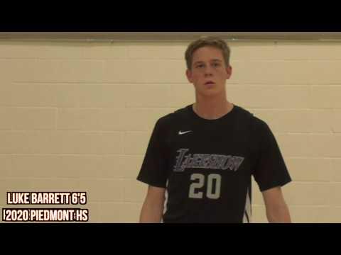 Video of Luke Barrett 6'5 Do It All Wingman | Lakeshow AAU Spring Highlights | 2020 Piedmont HS