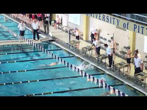 Video of Mason 2018 WPIAL Championship Backstroke