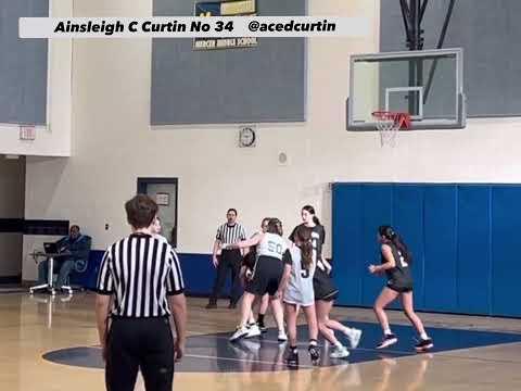 Video of Ainsleigh Curtin No 34. 2024 BasketBall