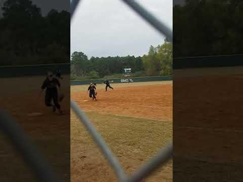 Video of Faith Miller foul ball