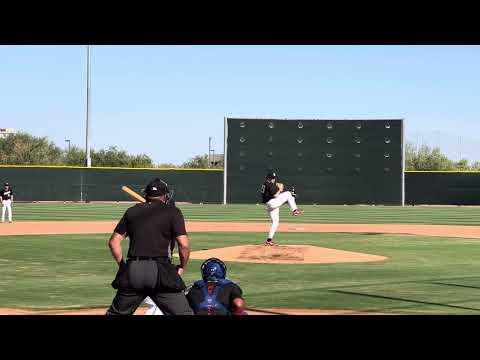 Video of 87 MPH vs. local Juco Team