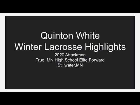 Video of Quinton White Winter Lacrosse Highlights