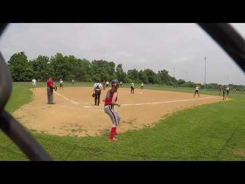 Video of MEGAN MARSHALL COMBINED HITTING AND FIELDING GAME FOOTAGE 2016 2018