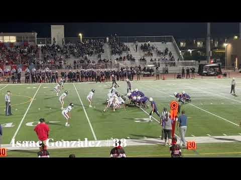 Video of Isaac Gonzalez~Junior year ~ #33