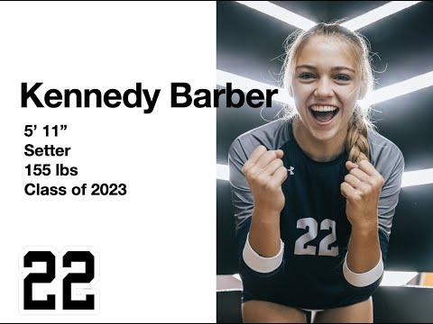 Video of Kennedy Barber Fall 2021/ Sets and Digs