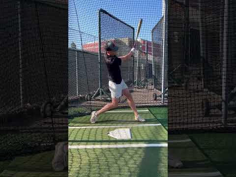 Video of May 5, 2024. Side View Hitting and Throws From The Outfield