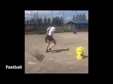 Video of Sydney Mann freshman year spring 2020 fast pitch softball 