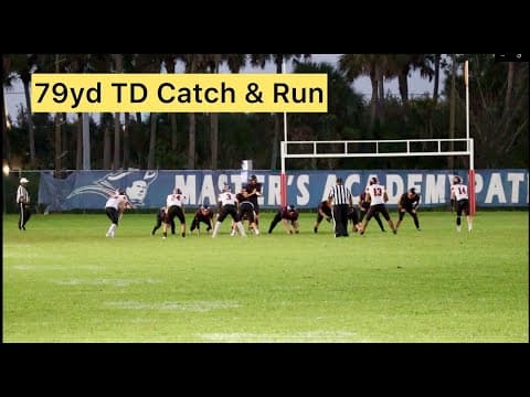Video of 79yd TD - catch & run