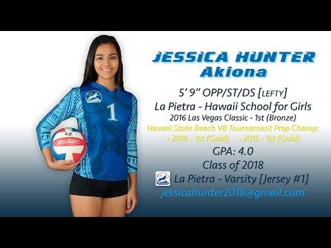 Video of Jessica Hunter Akiona [Lefty] [OPP/ST/DS] - 2016 High School Volleyball Highlights - OPP 