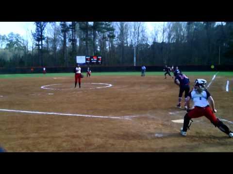 Video of Vanessa pitching for Firecrackers Georgia 16U