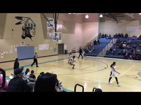 Video of Jordan Louis (#3 Black Jersey) Sophomore scores 41 points (Navajo Pine vs. TYG)