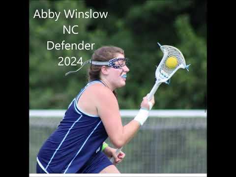 Video of Abby Winslow NC Defense 2024 Fall Highlights