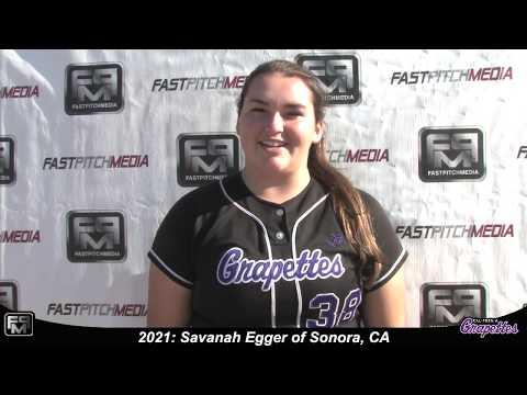 Video of 2021 Pitcher Savanah Egger 