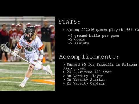 Video of JT LaFortune ‘21, FOGO - Lacrosse Highlight Film 2020 - OTL Chandler Pumas