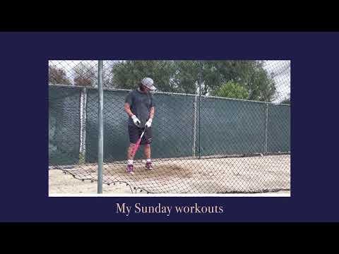 Video of Workout and game highlights 