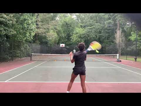 Video of Ground Stokes and Slice Serve