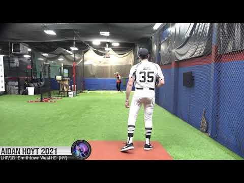 Video of Aidan Hoyt LHP/1B 2021 College Recruiting Video