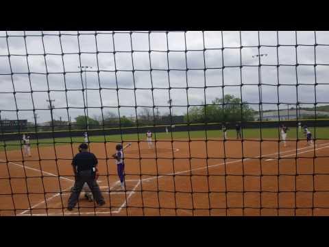 Video of 3/15/17 Cassie Davis playing against Marshall High got a double  