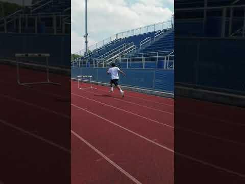 Video of Todd Ward Hurdle Practice /Speed training