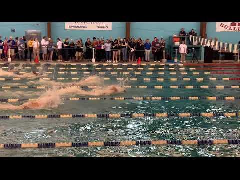 Video of  UIL Region 7 -5A championship 50 free