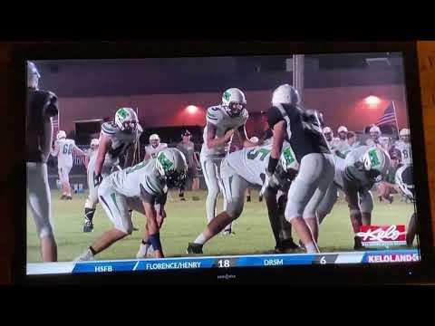 Video of Kickoff return for TD #1