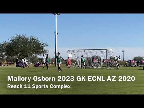 Video of Mallory Osborn 2023 GK ECNL AZ 2020