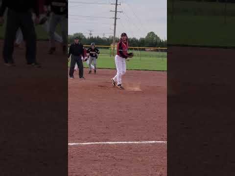 Video of Colton Bell's final regular season HS game / pitching