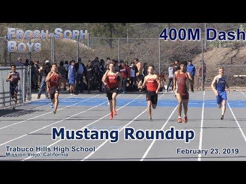 Video of 2019 TF - Mustang Roundup - 400 (FrSoph Boys, All 5 Heats